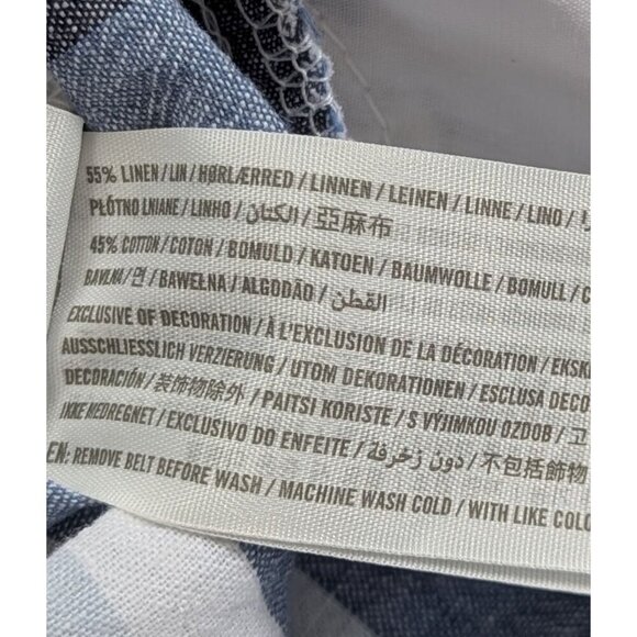 Abercrombie & Fitch Linen Blend Paperbag Waist Pleated Shorts Size Small Women's - Picture 9 of 9